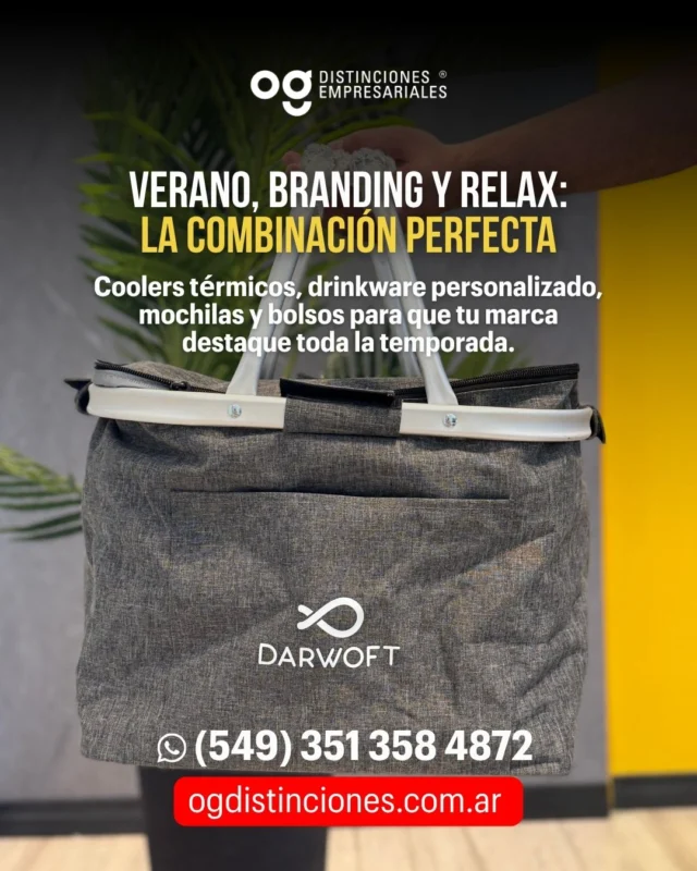 La identidad de tu marca no se toma vacaciones 🌴
Llevála al aire libre con productos diseñados para el verano: coolers, mochilas y tumbler personalizados.
Tu marca también puede ser parte de cada experiencia.📲 Consultanos hoy y prepará tu línea corporativa.
(549) 351 358 4872 | ogdistinciones.com.ar#VeranoEmpresarial #RegalosCorporativos #MerchandisingDeCalidad #OGDistinciones #MarcaQueInspira