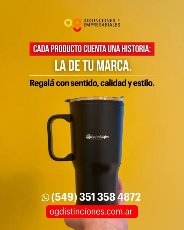 Hay regalos que se olvidan y otros que representan quiénes somos.
Cada producto que elijas puede hablar por tu marca y reforzar su presencia.
Con OG Distinciones, cada entrega es una oportunidad para conectar.📲 (549) 351 358 4872 | ogdistinciones.com.ar#MarcaConEstilo #OGDistinciones #RegalosEmpresariales #MerchandisingDeCalidad #DetallesQueInspiran